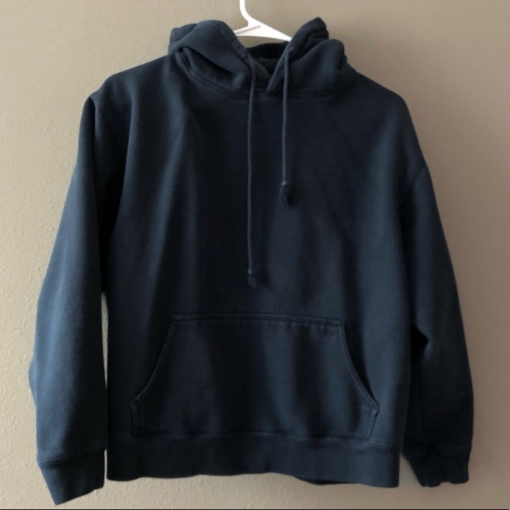 John Galt Brandy Melville Hoodie Navy Blue